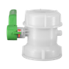 Xinzhou DN80 Plastic Hand Operated Butterfly Valve CTBTBALL-03 IBC Tote & Water Tank Adapter Custom Color Available