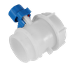 Xinzhou Plastic Coupling DN80 IBC Butterfly Valve Welding Model CTBTBALL-04 for IBC Containers Tanks Zhejiang