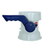 Xinzhou Barrel Butterfly Valve Switch Adapter Plastic Hose Threaded Connector N80 IBC Tank Valve Fittings Garden Hose IBC Tote Valve