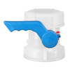 Xinzhou DN80 Plastic Hand Operated Butterfly Valve With S100x8MM Thread 1000L IBC Tote Water Tank Adapter IBC Tank Valve Cistern