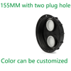 155mm Black IBC Container Plastic Cap Lid with Two Plug Holes Replacement Cover for IBC Tank (Customizable)