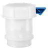 Xinzhou Plastic Coupling DN80 IBC Butterfly Valve Welding Model CTBTBALL-04 for IBC Containers Tanks Zhejiang