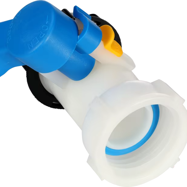 Xinzhou HT Coupling 62mm 75mm 80mm IBC Butterfly Valve Manufacture IBC Valve for IBC Tank