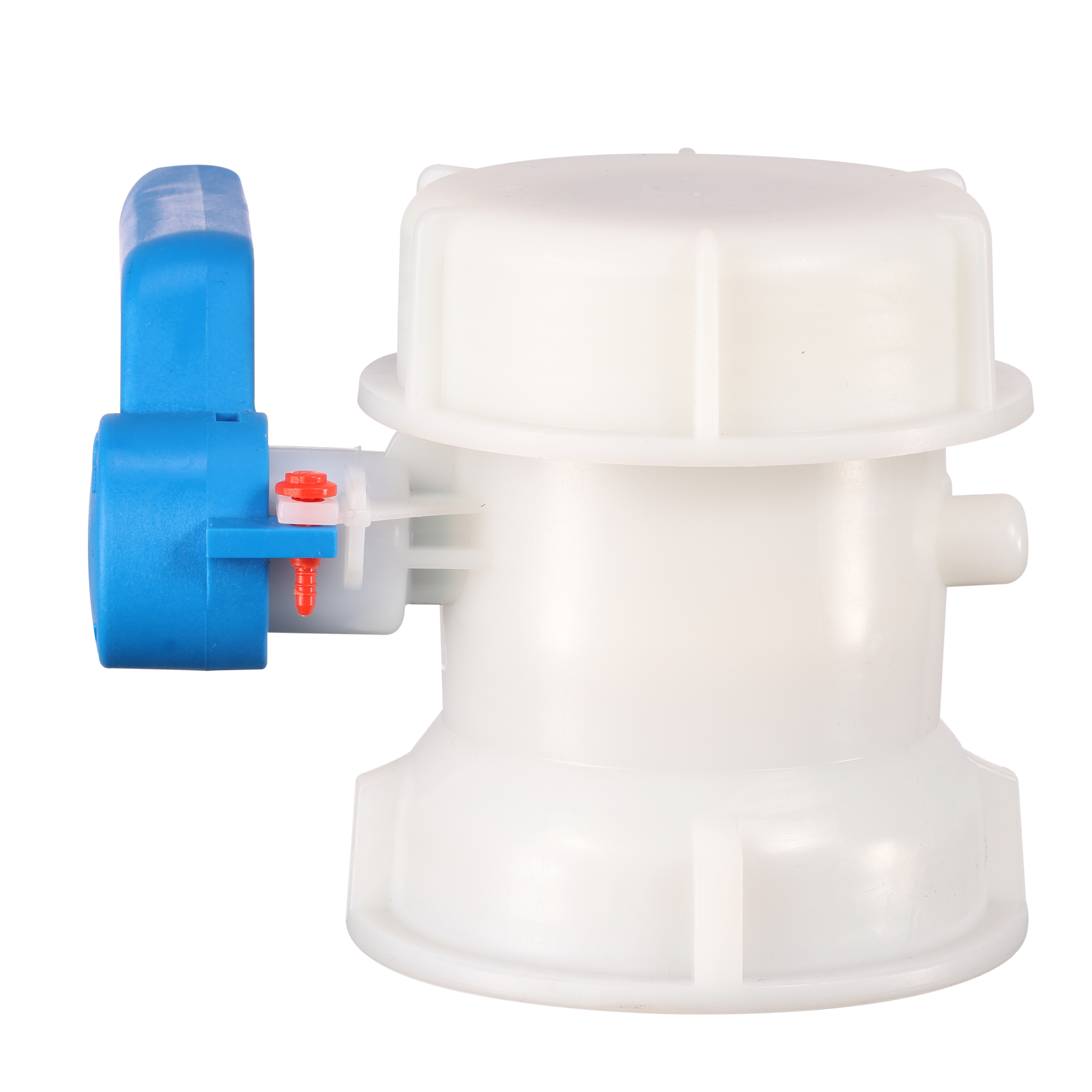 Xinzhou DN80 Plastic Hand Operated Butterfly Valve With S100x8MM Thread 1000L IBC Tote Water Tank Adapter IBC Tank Valve Cistern