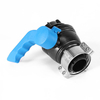 Xinzhou Plastic Ball Valve FKM Gasket DN50*62MM S60x6 Thread IBC Adapter Supported for General Application Low Temperature IBC Valve