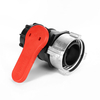 Xinzhou 2" IBC Ball Valve DN50 NPT Thread X 75mm Length - PP Plastic Discharge Valve CTBALL-04-75 with EPDM Gasket