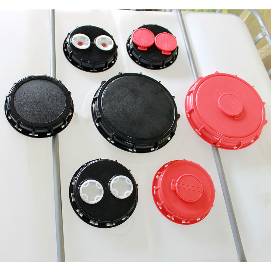 Xinzhou Heavy Duty Gallon IBC Tank Lids PP/PE Vented Water Cube Liquid Tote CE Certified Threaded Buttress Connection Custom Color