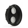 155mm Black IBC Container Plastic Cap Lid with Two Plug Holes Replacement Cover for IBC Tank (Customizable)