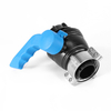 Xinzhou Plastic Ball Valve FKM Gasket DN50*62MM S60x6 Thread IBC Adapter Supported for General Application Low Temperature IBC Valve