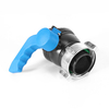 Xinzhou Manual Plastic Ball Valve FKM Gasket DN50*75MM S60x6 Thread IBC Adapter OEM Supported General Application Low Temperature IBC