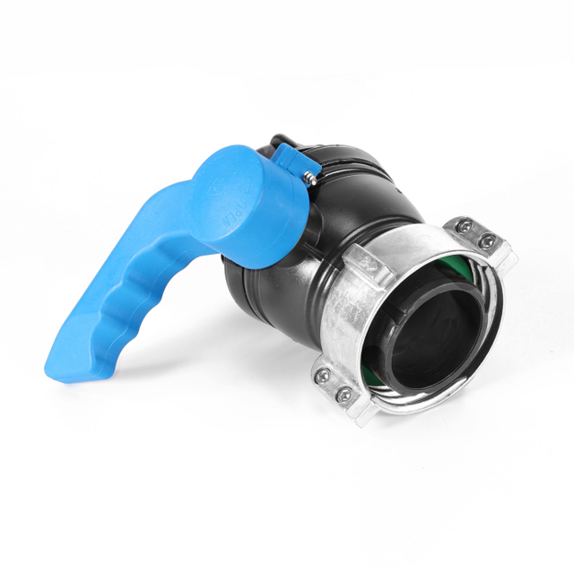 Xinzhou Manual Plastic Ball Valve FKM Gasket DN50*75MM S60x6 Thread IBC Adapter OEM Supported General Application Low Temperature IBC