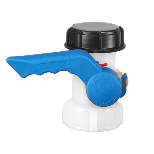 Xinzhou IBC Tank 62mm Butterfly Valve DN40 Adapter Connectoribc Ibc Tank Fittings With TPV Gasket Inside IBC Butterfly Valve