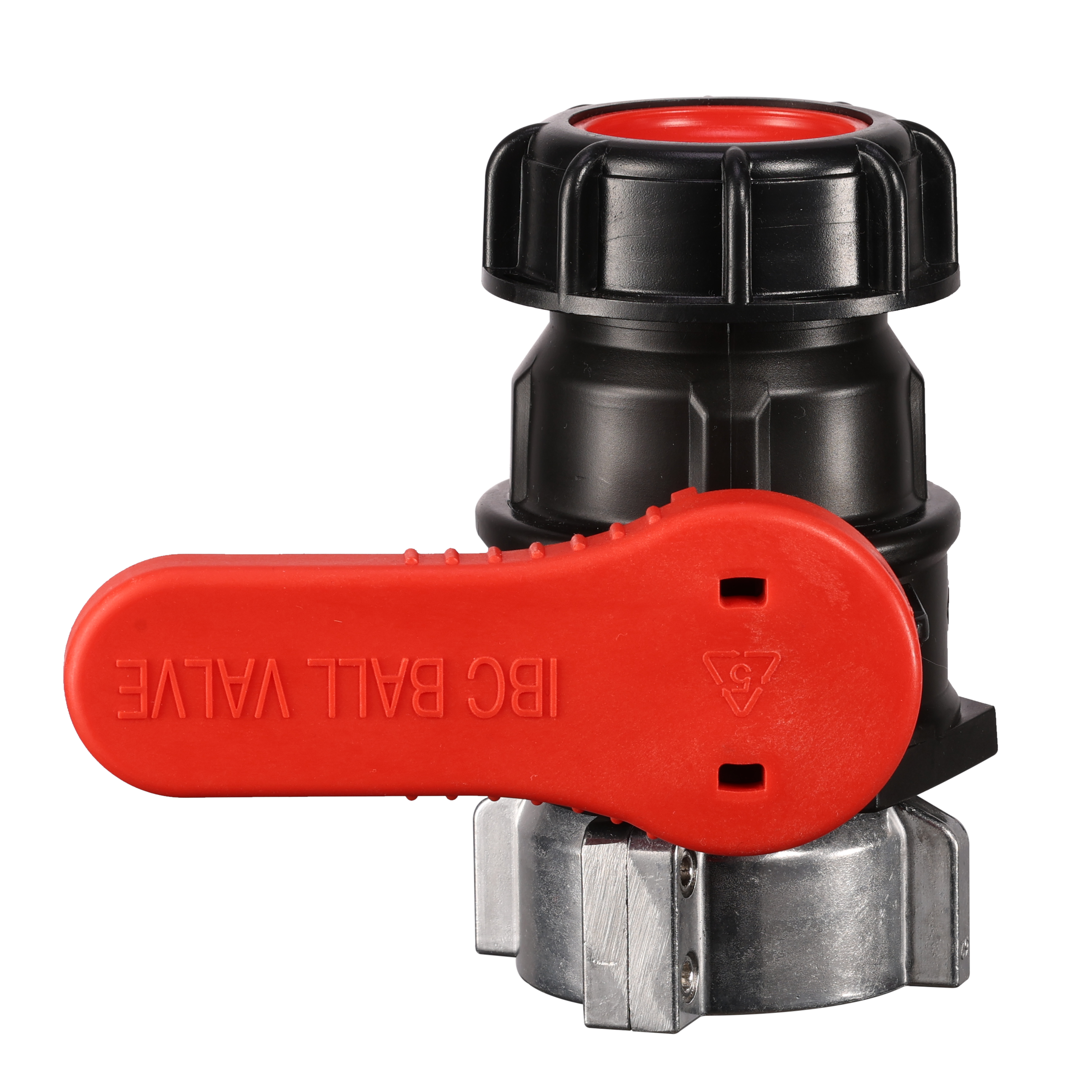 Xinzhou Plastic Ball Valve Manual OEM with PTFE/FKM/EPDM Gasket DN50*75/62/80MM S60x6MM Thread IBC Adapter of IBC Container Tank