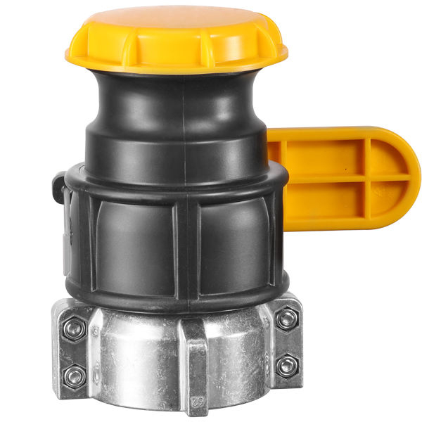 Xinzhou Plastic Ball Valve With EPDM/FKM Gasket DN50*62MM NPT Thread IBC Adapter Supported for General Application IBC Container Tank