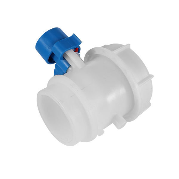 Xinzhou DN80 Welded IBC Butterfly Valve for 1000L Tote Tank FDA Approved HDPE Plastic Drain Adapter Water Tank Outlet Valve