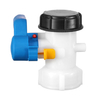 Xinzhou IBC Tank 62mm Butterfly Valve DN40 Adapter Connectoribc Ibc Tank Fittings With TPV Gasket Inside IBC Butterfly Valve