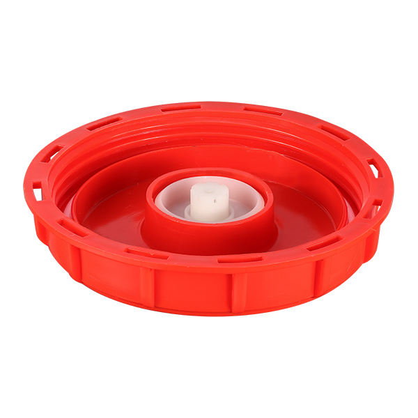 Xinzhou 155mm 6-inch Red HDPE Injection-Molded IBC Tank Lid/Cap Smooth Breathable Cover Blowhole Pneumostome Pipe Fittings Dust Cover