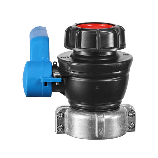 Xinzhou Heavy Duty Chemical Resistant IBC Valve DN50x62MM/75MM with FKM Seal - S60x6 Male Thread Ball Valve for IBC Tote Discharge
