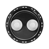 155mm Black IBC Container Plastic Cap Lid with Two Plug Holes Replacement Cover for IBC Tank (Customizable)