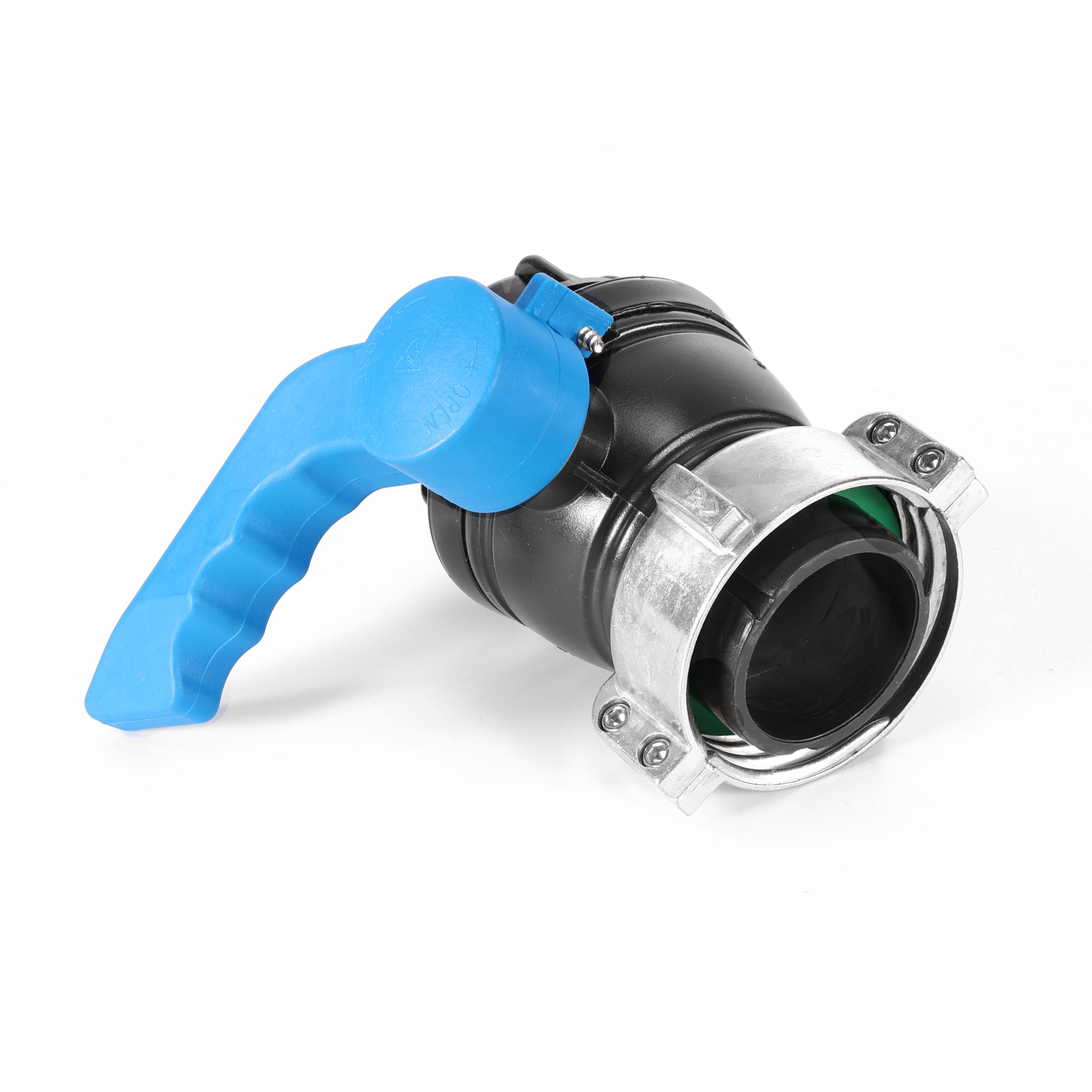 Xinzhou Manual Plastic Ball Valve FKM Gasket DN50*80MM S60x6 Thread IBC Adapter OEM Supported General Application Low Temperature