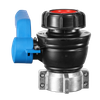 Xinzhou Plastic Ball Valve FKM Gasket DN50*62MM S60x6 Thread IBC Adapter Supported for General Application Low Temperature IBC Valve