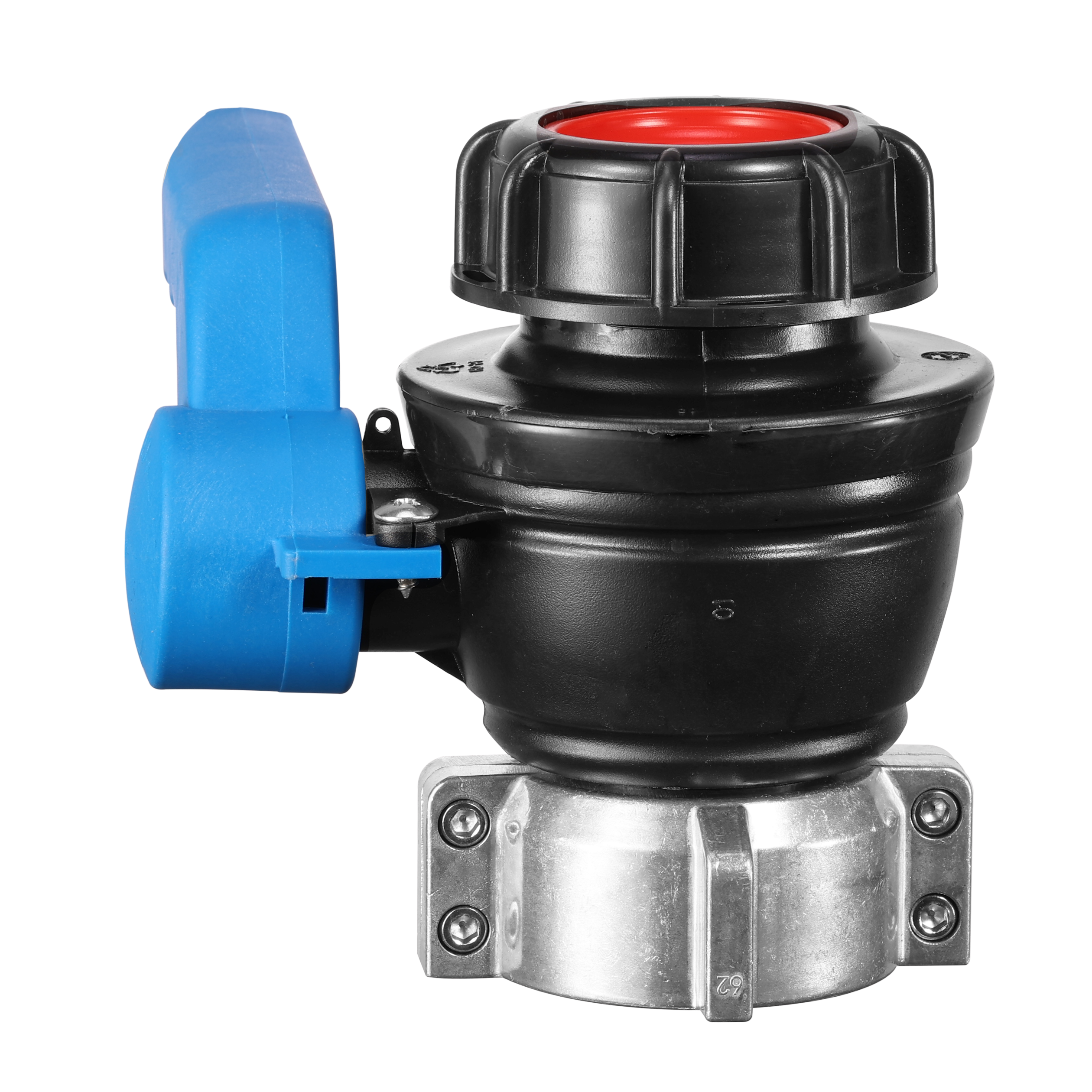 Xinzhou Plastic Ball Valve FKM Gasket DN50*62MM S60x6 Thread IBC Adapter Supported for General Application Low Temperature IBC Valve