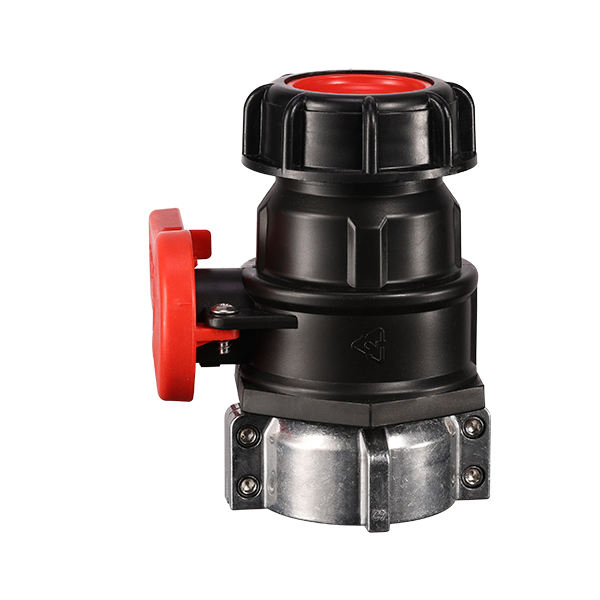 Xinzhou EPDM Sealed IBC Container Valve DN50x62mm S60x6 Male Thread Plastic Ball Valve for Hot Water And Mild Chemicals