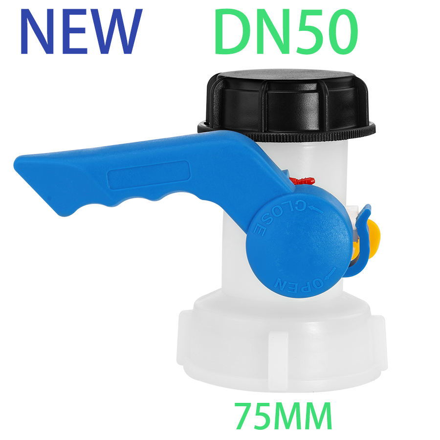 Xinzhou 75mm Butterfly Valve IBC Water Stillage Tank Replacement Tap Container 2" Outlet