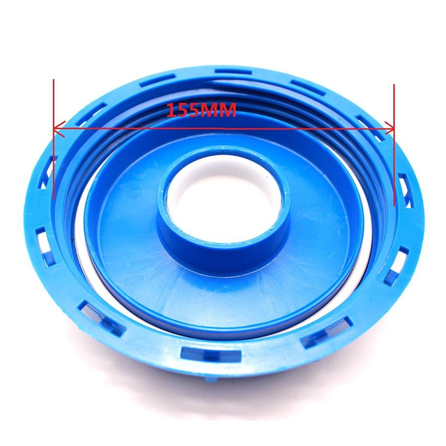 Xinzhou 155MM Blue Plastic IBC Tank Lid/Cap Breathing Cover Blowhole Pneumostome Female Connection Injection Molded Smooth Pipe Fittings