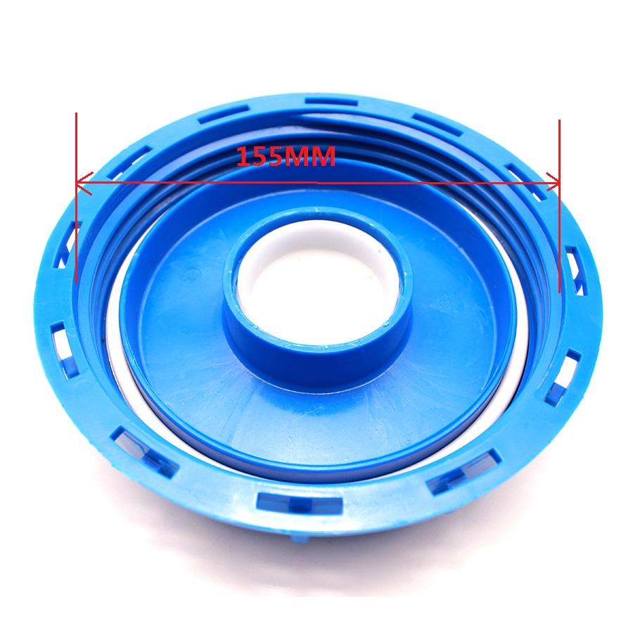 Xinzhou 155MM Blue Plastic IBC Tank Lid/Cap Breathing Cover Blowhole Pneumostome Female Connection Injection Molded Smooth Pipe Fittings