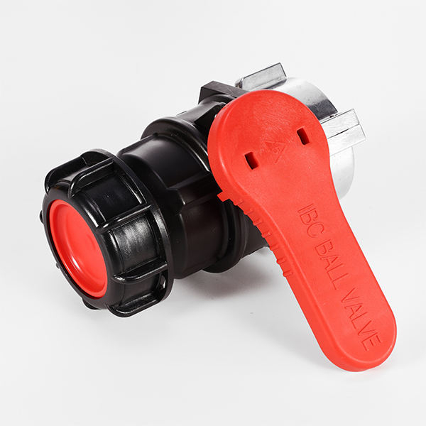 Xinzhou Plastic Ball Valve Manual OEM with PTFE/FKM/EPDM Gasket DN50*75/62/80MM S60x6MM Thread IBC Adapter of IBC Container Tank