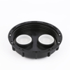 155mm Black IBC Container Plastic Cap Lid with Two Plug Holes Replacement Cover for IBC Tank (Customizable)