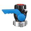 Xinzhou Manual Plastic Ball Valve FKM Gasket DN50*80MM S60x6 Thread IBC Adapter OEM Supported General Application Low Temperature