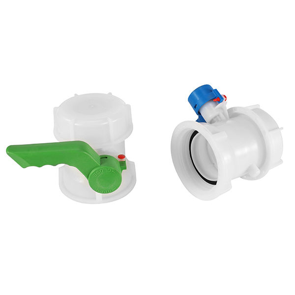 Xinzhou DN80 Plastic Hand Operated Butterfly Valve CTBTBALL-03 IBC Tote & Water Tank Adapter Custom Color Available