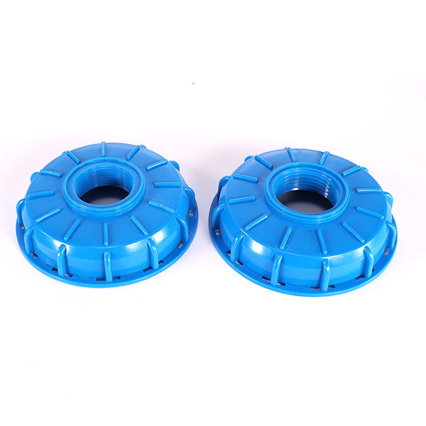 Xinzhou 155MM Blue Plastic IBC Tank Lid/Cap Breathing Cover Blowhole Pneumostome Female Connection Injection Molded Smooth Pipe Fittings