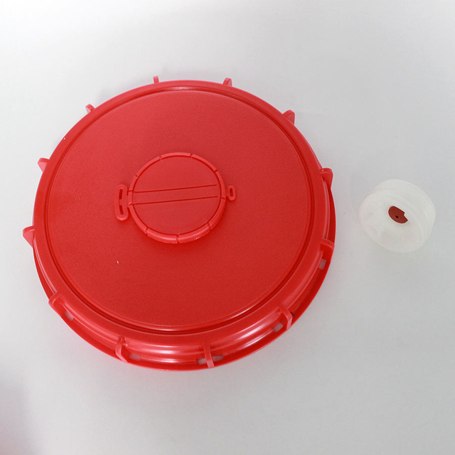Xinzhou 225mm Coupling IBC Tank Plastic Red Breathing Cover Lid/Cap with Blowhole Breathing Hole