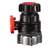 Xinzhou Plastic Ball Valve Manual OEM with PTFE/FKM/EPDM Gasket DN50*75/62/80MM S60x6MM Thread IBC Adapter of IBC Container Tank