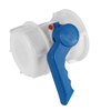 Xinzhou DN80 Plastic Hand Operated Butterfly Valve With S100x8MM Thread 1000L IBC Tote Water Tank Adapter IBC Tank Valve Cistern