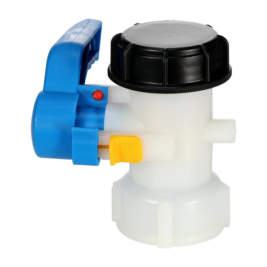 Xinzhou DN40 IBC Valve S60X6 Thread DN40x62mm Compact Flow Control for Water And Chemical Transfer