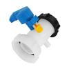 Xinzhou IBC Container Water Tank Butterfly Valve DN50 Adapter Connectoribc Ibc Tank Fittings With TPV Gasket Inside IBC Butterfly Valve
