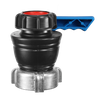 Xinzhou Manual Plastic Ball Valve FKM Gasket DN50*75MM S60x6 Thread IBC Adapter OEM Supported General Application Low Temperature IBC