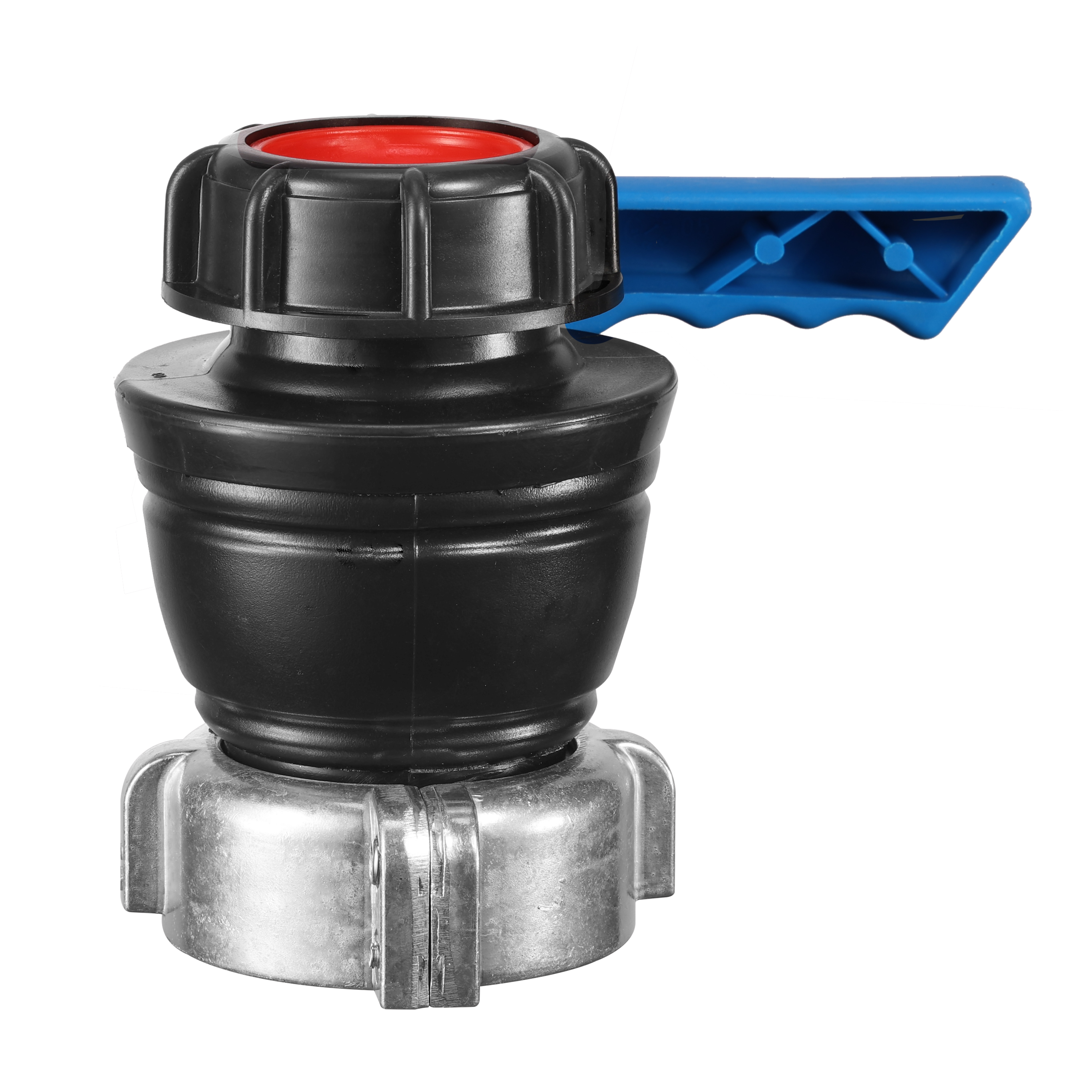 Xinzhou Manual Plastic Ball Valve FKM Gasket DN50*75MM S60x6 Thread IBC Adapter OEM Supported General Application Low Temperature IBC
