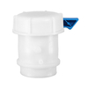 Xinzhou DN80 Welded IBC Butterfly Valve for 1000L Tote Tank FDA Approved HDPE Plastic Drain Adapter Water Tank Outlet Valve