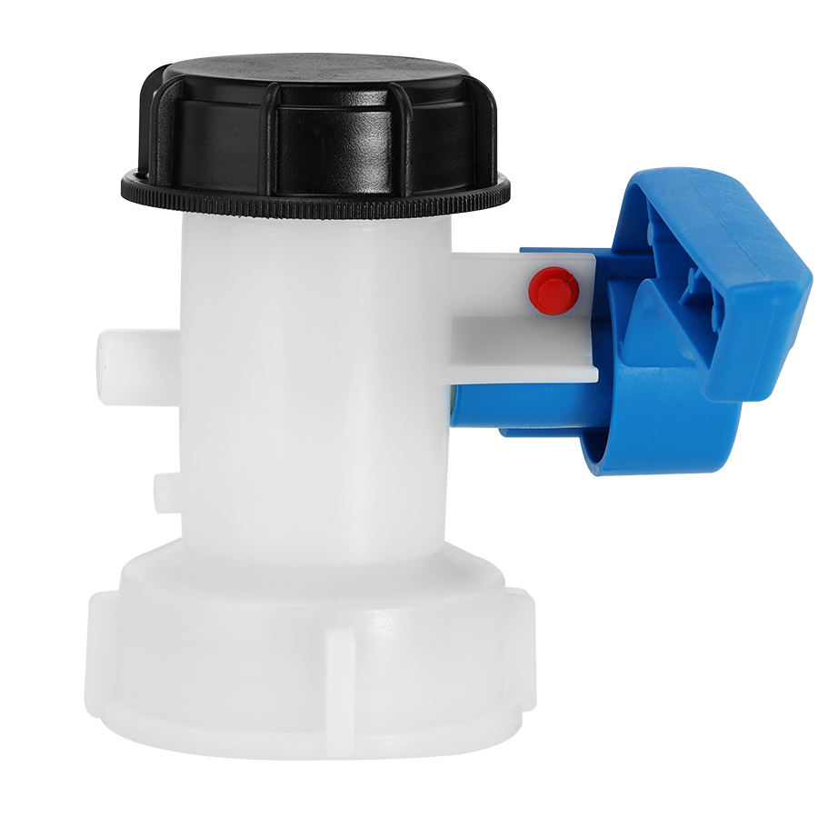Xinzhou DN50 IBC Butterfly Valve S60X6 Thread DN50x75mm High Flow Shut Off Valve for Water & Chemical Tanks