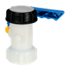 Xinzhou IBC Tank 62mm Butterfly Valve DN40 Adapter Connectoribc Ibc Tank Fittings With TPV Gasket Inside IBC Butterfly Valve