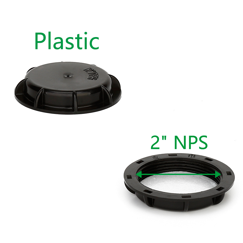 Xinzhou 2" Polyethylene Smooth Surface Agricultural Irrigation NPT Thread Cap for Tank And Pipe Fittings