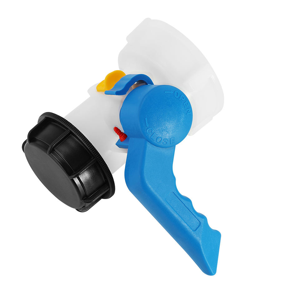 Xinzhou IBC Tank 75mm Butterfly Valve DN50 Adapter Connectoribc Ibc Tank Fittings With TPV Gasket Inside IBC Butterfly Valve