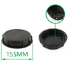 Xinzhou 155mm 6inch Injection Molded Solid IBC Tank Lid/Cap Female/Male Connection Smooth Surface Gasket OEM Customization Supported for
