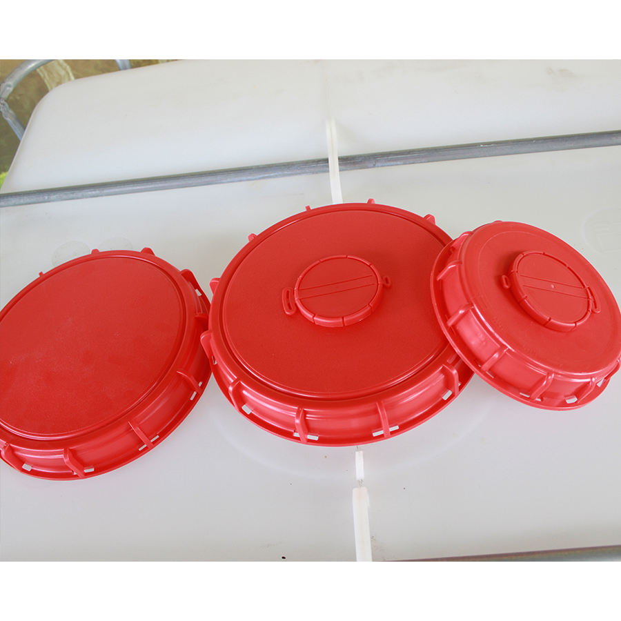 Xinzhou HT Factory IBC Adapter Food Grade IBC Container Lid IBC Red Lid Breath Cap With Vent 150mm DN150 DN225