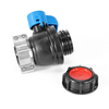Xinzhou Plastic Ball Valve FKM Gasket DN50*62MM S60x6 Thread IBC Adapter Supported for General Application Low Temperature IBC Valve